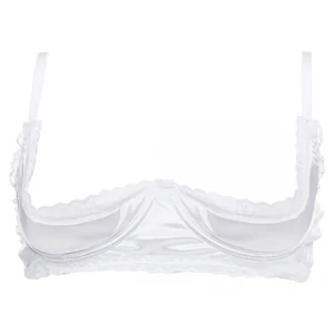 Sutien Half Cup Amorable Alb Sutien Half Cup Amorable Alb pe Denysa.ro
