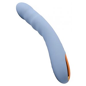 Svakom Ava Neo, Vibrator cu Împingere 5x5, Reîncărcabil Albastru pe Denysa.ro