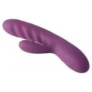 Svakom Avery Lilac — Rabbit 5x Împingere, Reîncărcabil Mov