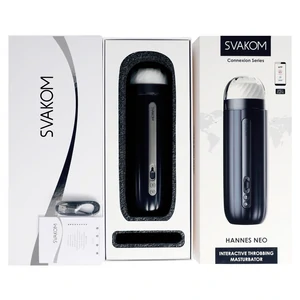 Svakom Hannes Neo Masturbator Automat 5 Moduri 38°C Negru