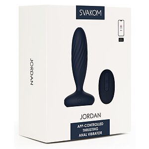 Svakom Jordan Bleumarin: Vibrație și Împingere 7 Moduri Albastru
