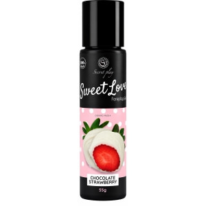 Sweet Love Foreplay Gel Strawberry pe Denysa.ro