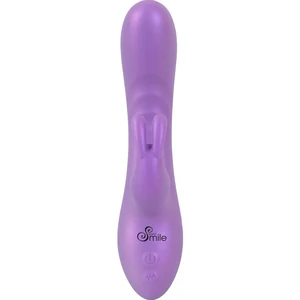 Sweet Smile Flexible Rabbit 18.3 cm — 24 Moduri, Reîncărcabil Mov