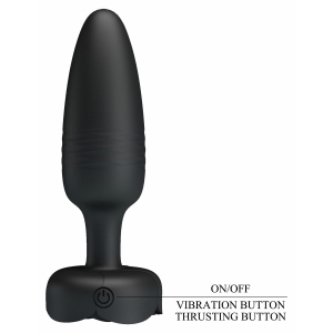 Tarion Plug Anal cu Împingere Automată 10x10 Moduri Negru