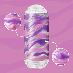 TENGA ARTE Drape - Masturbator Reutilizabil Compact 13,5 cm Transparent