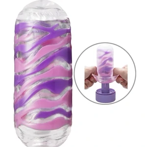 TENGA ARTE Drape - Masturbator Reutilizabil Compact 13,5 cm Transparent