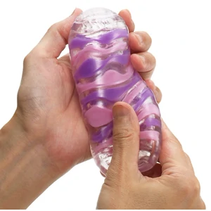 TENGA ARTE Drape - Masturbator Reutilizabil Compact 13,5 cm Transparent