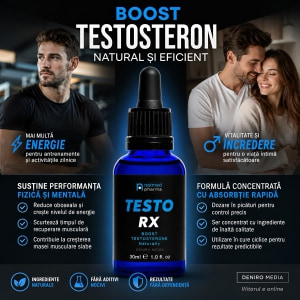 Testorx Powerful Booster Hormon Masculin 30ml