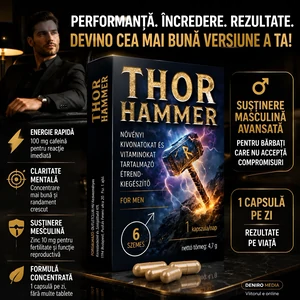 Thor Hammer Pills 6 Capsule Potență și Vigoare