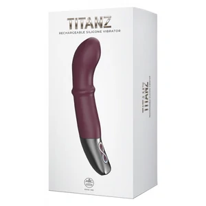 Titanz NMC Vișiniu – Vibrator punct G 30 Funcții, Reîncărcabil