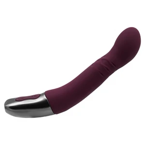 Titanz Rubine Red: Vibrator 10 Vibrații + 10 Rotații Roșu