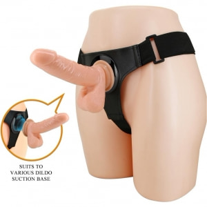 Pretty Love Tom — Ham Reglabil cu Dildo Realist 20 cm pe Denysa.ro