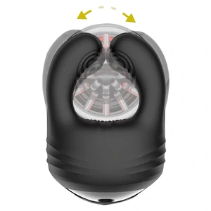 Torky - Compressing Rotating Masturbator with App Control Negru