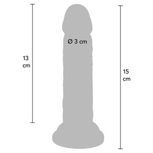 ToyJoy Deluxe — Dong Realist 15 cm, Densitate Duală