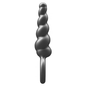 ToyJoy Plug Anal Din silicon Metalizat, Diam. 2.9 cm, Gri