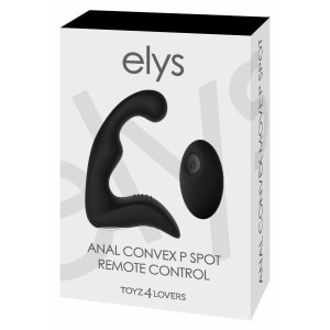 Toyz4lovers Remote P Spot Vibrator Prostatic Reîncărcabil Negru