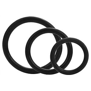 Tri-Rings Negru pe Denysa.ro