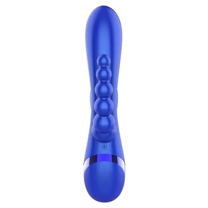 Triple Love Vibrator Rabbit Multifuncțional Albastru