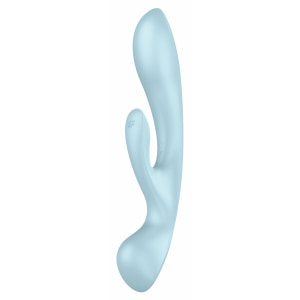 Triple Oh Satisfyer 3 Motoare 12+12 Moduri Reîncărcabil Albastru pe Denysa.ro