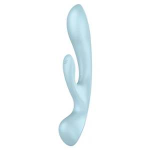 Triple Oh Satisfyer 3 Motoare 12+12 Moduri Reîncărcabil Albastru pe Denysa.ro