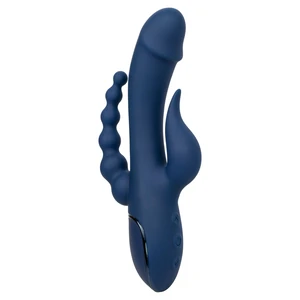 Triple Orgasme CalExotics — Vibrator Reîncărcabil Albastru pe Denysa.ro
