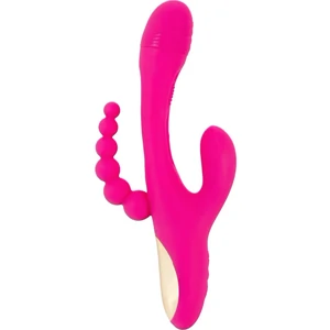 Triple Vibe Flicking – 3 Motoare, 7 Viteze, Reîncărcabil Roz