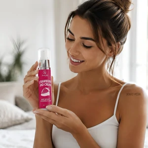 Ulei Masaj 2in1 Hot Effect Kissable Căpșuni 50ml