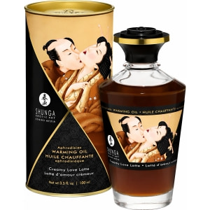Ulei Masaj Aphrodisiac Warming Oil Creamy Latte pe Denysa.ro