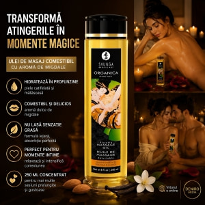 Ulei Masaj Shunga Organic Migdale 250ml