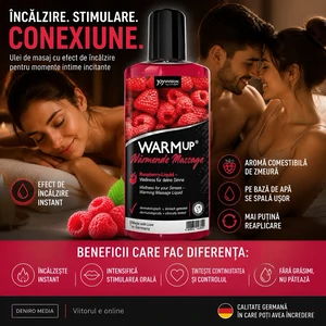 Ulei Masaj WARMup Zmeură 150ml