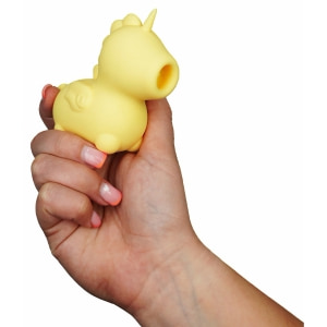 Unihorn Bean Blossom: Vibrator Mini 10+10 Reîncărcabil Galben