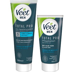 Veet Men TOTAL PRO Depilare Intimă Rapidă 5–10 Min pe Denysa.ro