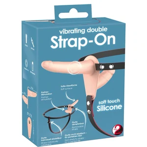 Vibrating Double Strap-On