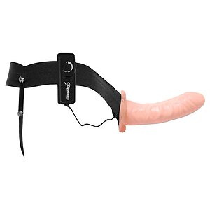 Vibratoare Cu Ham Vibrating Hollow Strap On For Him Or Her Natural