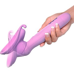 Vibrating Roto Cu Aspirație Mov