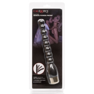 Vibrating Silicone Bendie Power Probe Negru