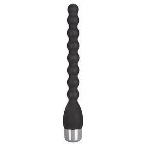 Vibrating Silicone Bendie Power Probe Negru pe Denysa.ro