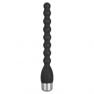Vibrating Silicone Bendie Power Probe Negru pe Denysa.ro