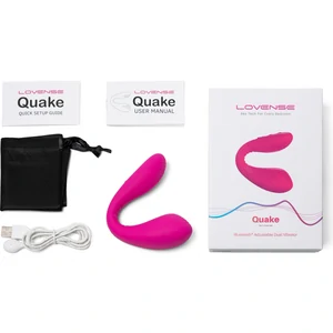 Vibrator Ajustabil Lovense Dolce Dual Roz