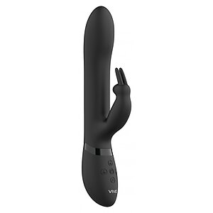 Vibrator Amoris Rabbit Negru pe Denysa.ro