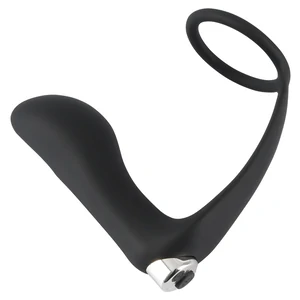 Vibro Plug Moale Din Silicon Plug Anal Cu Vibrator Reincarcabil