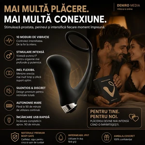 Vibrator Anal Cu Inel Black Velvets Negru