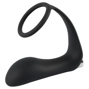 Vibrator Anal Cu Inel Black Velvets Negru