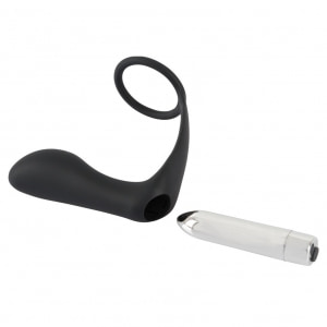 Vibrator Anal Cu Inel Black Velvets Negru