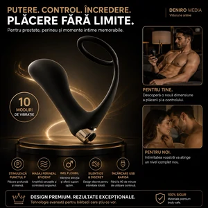 Vibrator Anal Cu Inel Black Velvets Negru