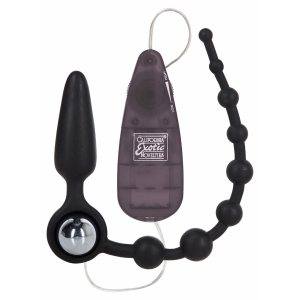 Vibrator Anal Double Dare Negru pe Denysa.ro
