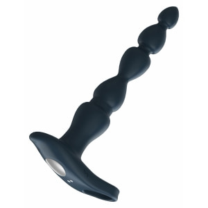 Vibrator Anal ELIXER Double Albastru pe Denysa.ro