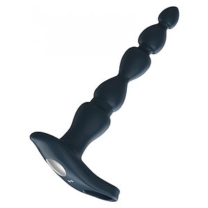 Inele Pt Penis Vibrator Anal ELIXER Double Albastru