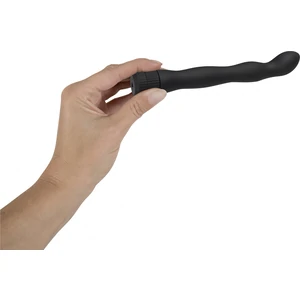 Vibrator Anal Lover 18cm Negru
