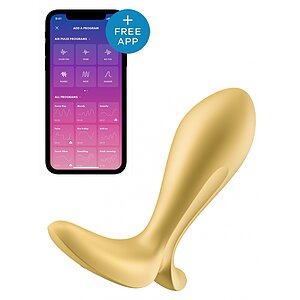 Vibrator Anal Satisfyer Intensity Plug Auriu pe Denysa.ro